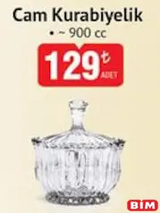 GLASS İN LOVE CAM KURABİYELİK 900 CC